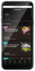 Parimatch mobile app