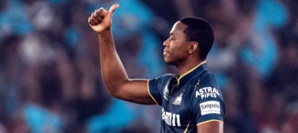 Gujarat Titans Kagiso Rabada arrives in India for match clearance
