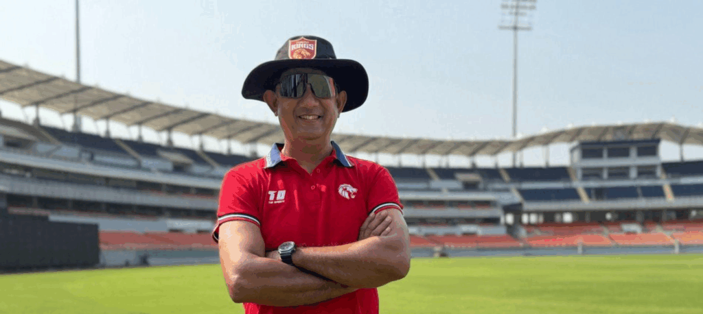 PBKS spin coach Sairaj Bahutule at stadium ahead of IPL 2026